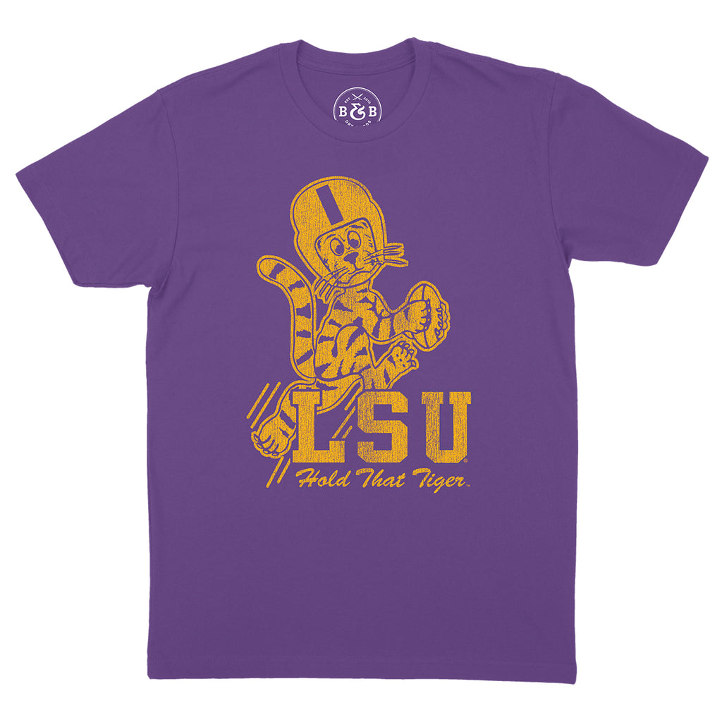 B&B Dry Goods LSU Tigers Hold That Tiger T-Shirt - Purple — Bengals ...