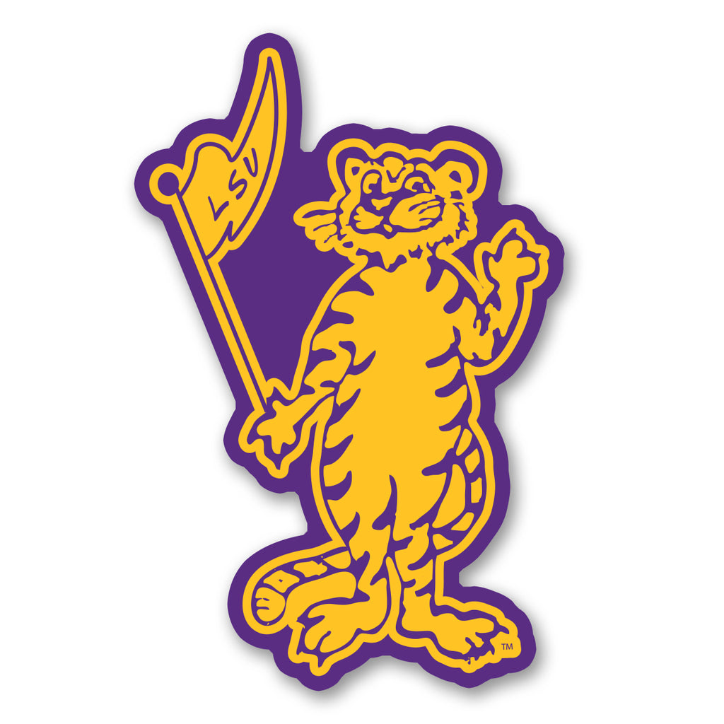 B&B Dry Goods LSU Tigers The Archives Pennant Mike Premium Vinyl Decal ...