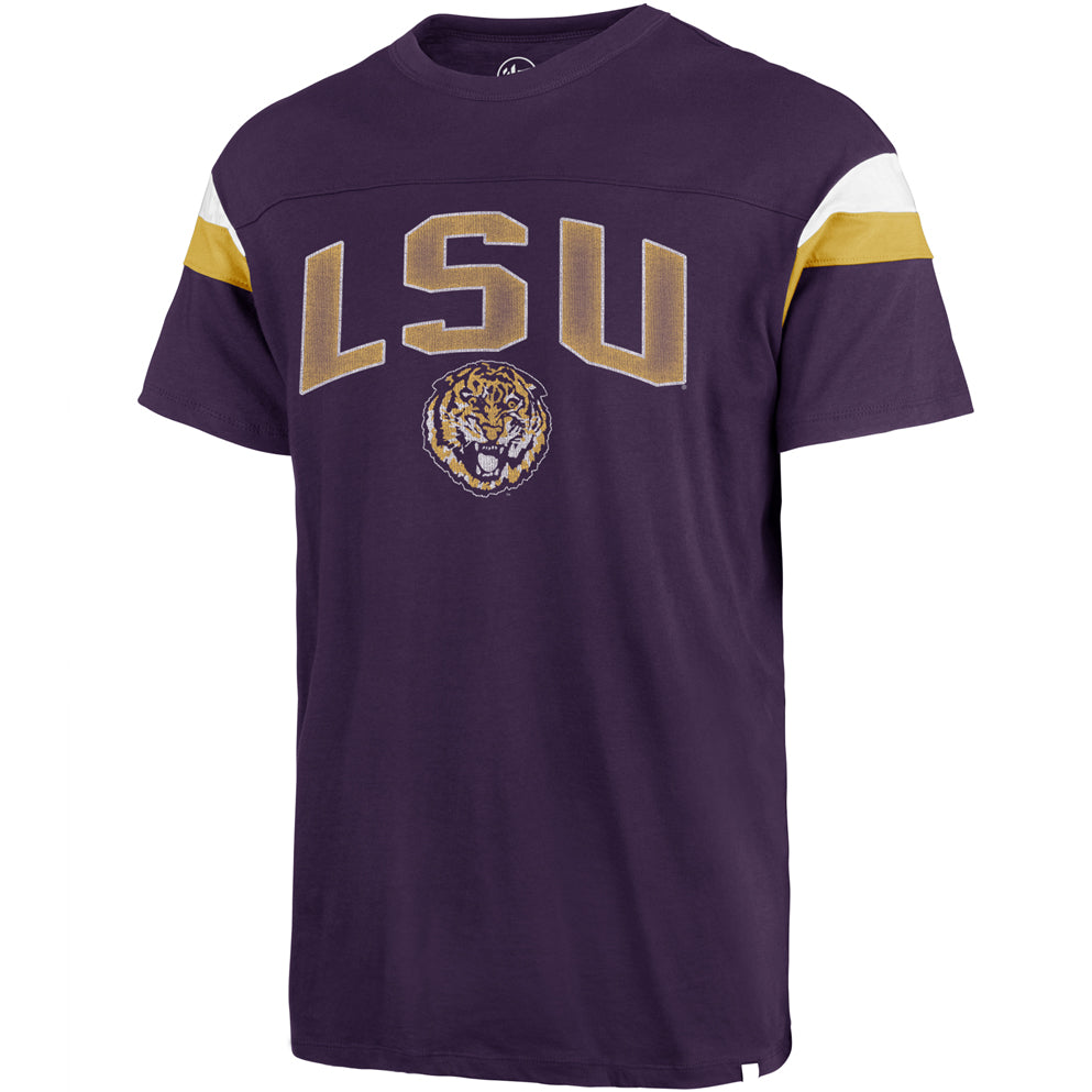 LSU Tigers Mitchell & Ness Premium Heavyweight Satin Round Vault