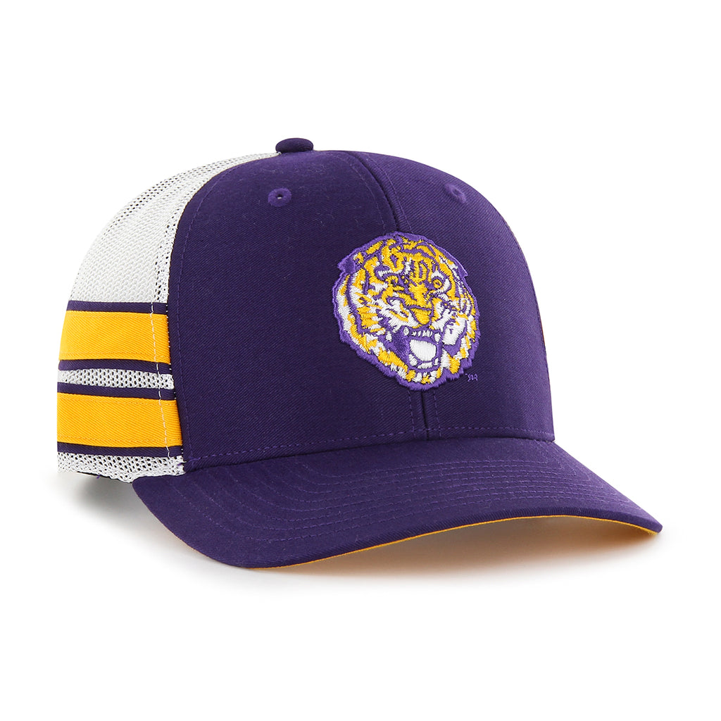 LSU Tigers 47 Brand Round Vault Franchise Fitted Hat - Purple — Bengals &  Bandits