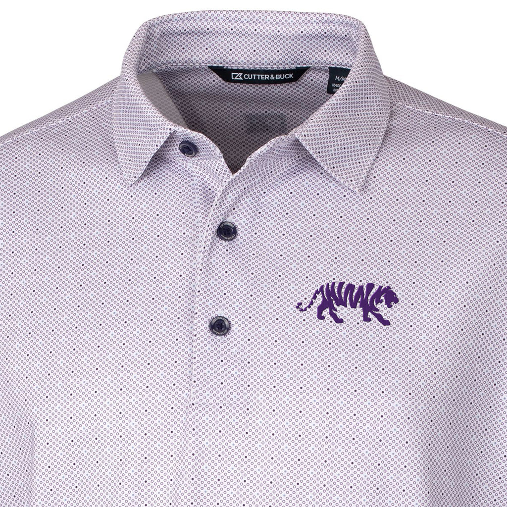 Lids Detroit Tigers Cutter & Buck Big Tall Pike Double Dot Stretch Polo