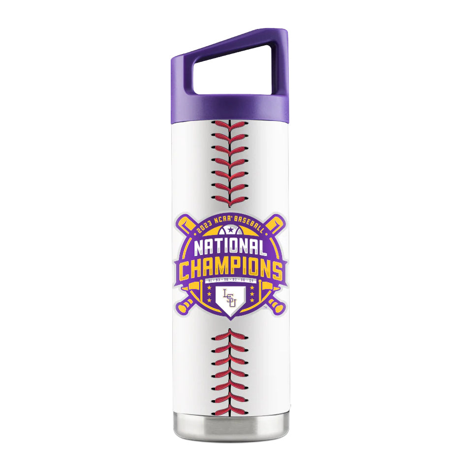 LSU Tigers GameTime Sidekick Baseball National Champions Laces Metal 2 —  Bengals & Bandits