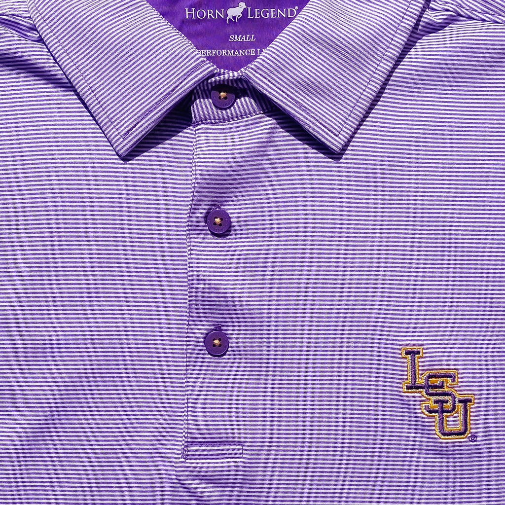 Purple and best sale white polo