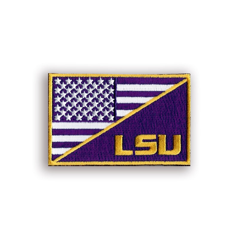 Louisiana State Flag Patch, 3-1/2x2-1/4 - Hero's Pride