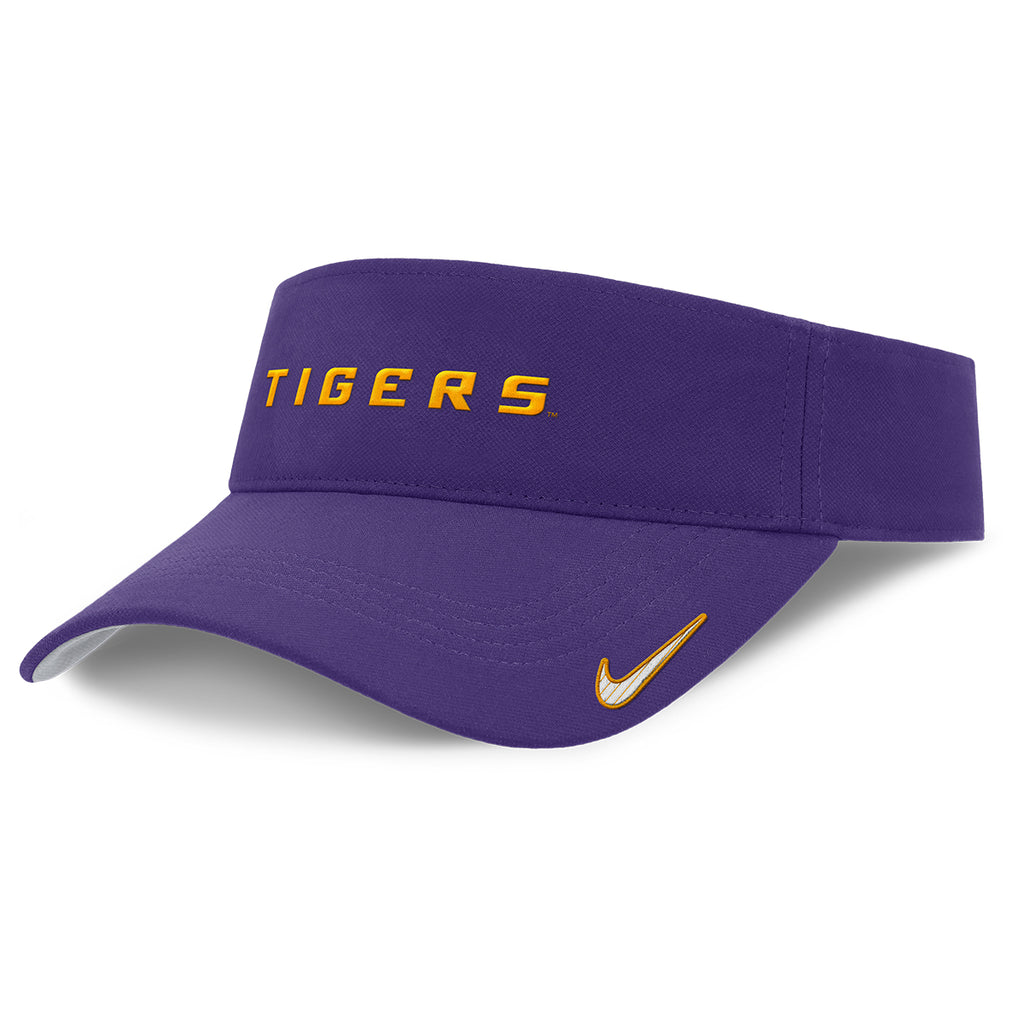 Purple visor nike hotsell