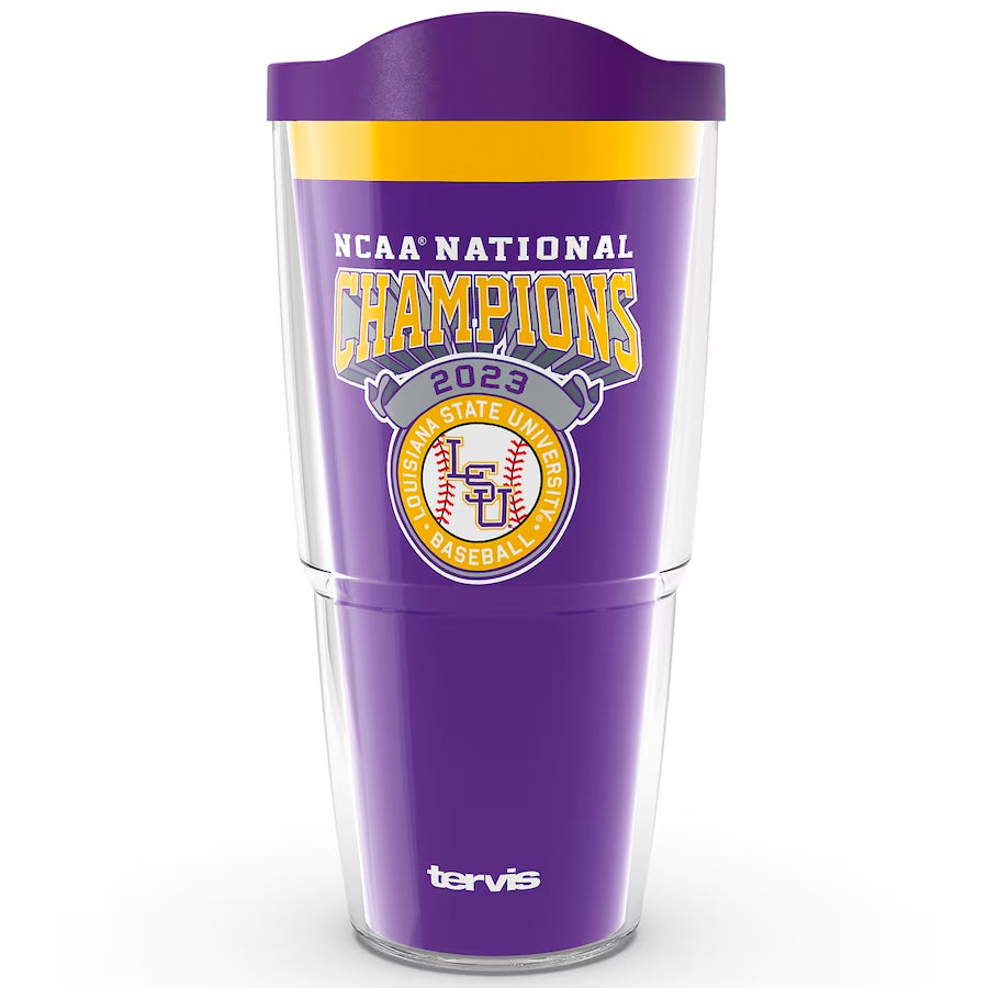 LSU Tigers 24oz. Personalized Team Color Draft Tumbler