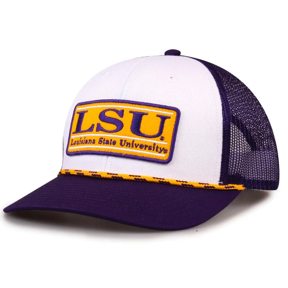 LSU Tigers Top of the World Trey Trucker Adjustable Hat - Purple