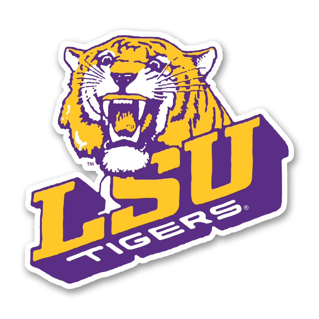 B&B Dry Goods LSU Tigers The Archives Slant Vault Premium Vinyl Decal ...