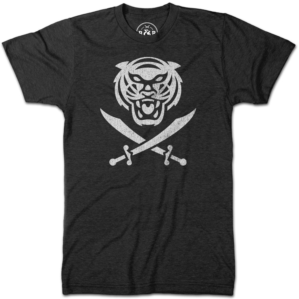 B&B Dry Goods Bengals & Bandits 'Bandit 14' Tri-Blend T-Shirt - Black