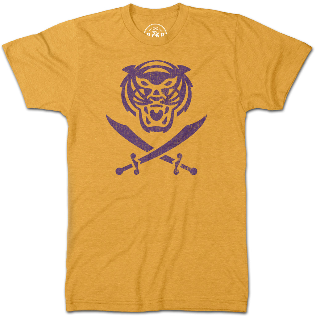 B&B Dry Goods Bengals & Bandits 'Bandit 14' Youth T-Shirt - Purple