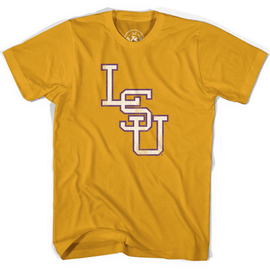 B&B Dry Goods LSU Tigers Baseball GEAUXMAHA T-Shirt - Grey