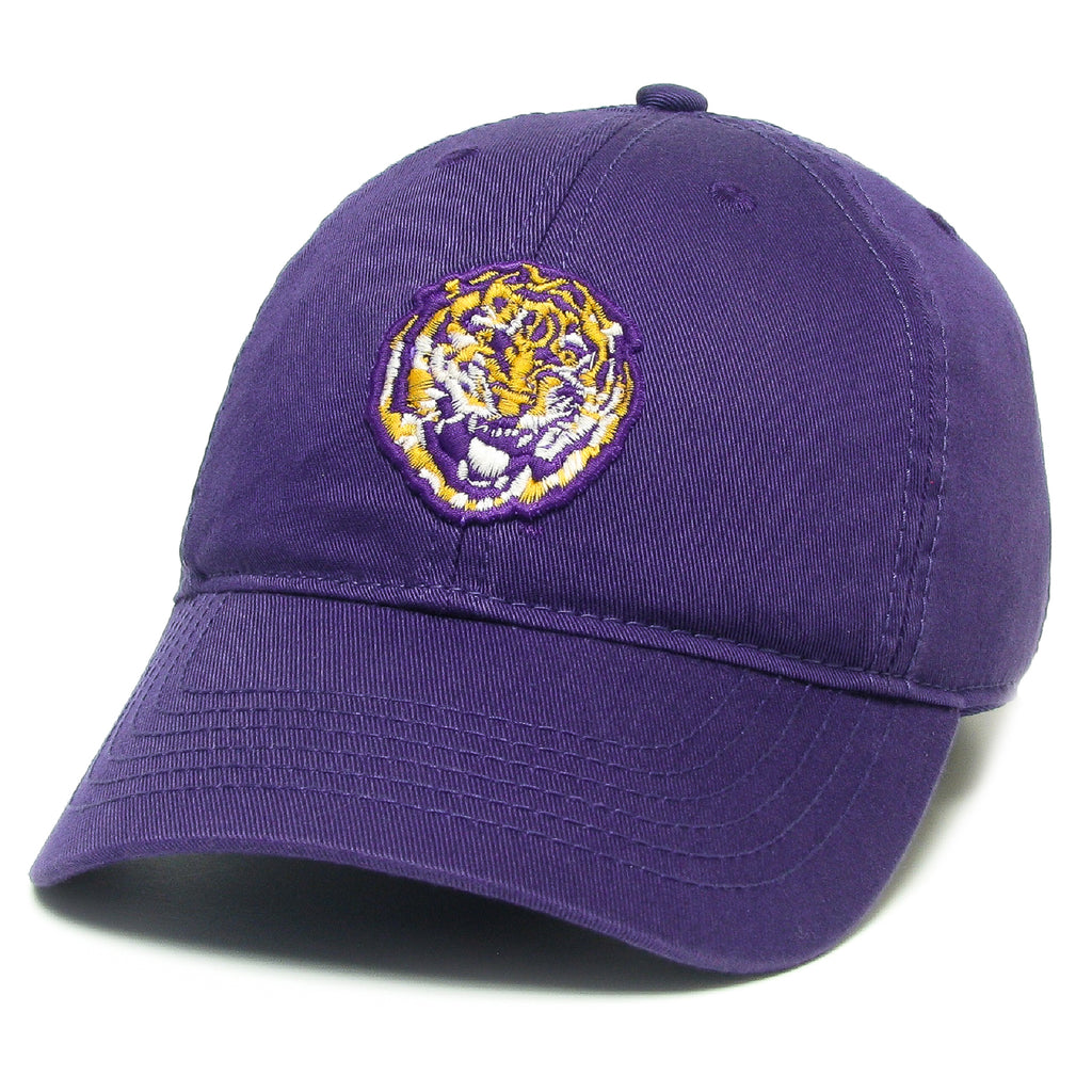 LSU Tigers Legacy Round Vault Relaxed Twill Hat - Purple — Bengals & Bandits