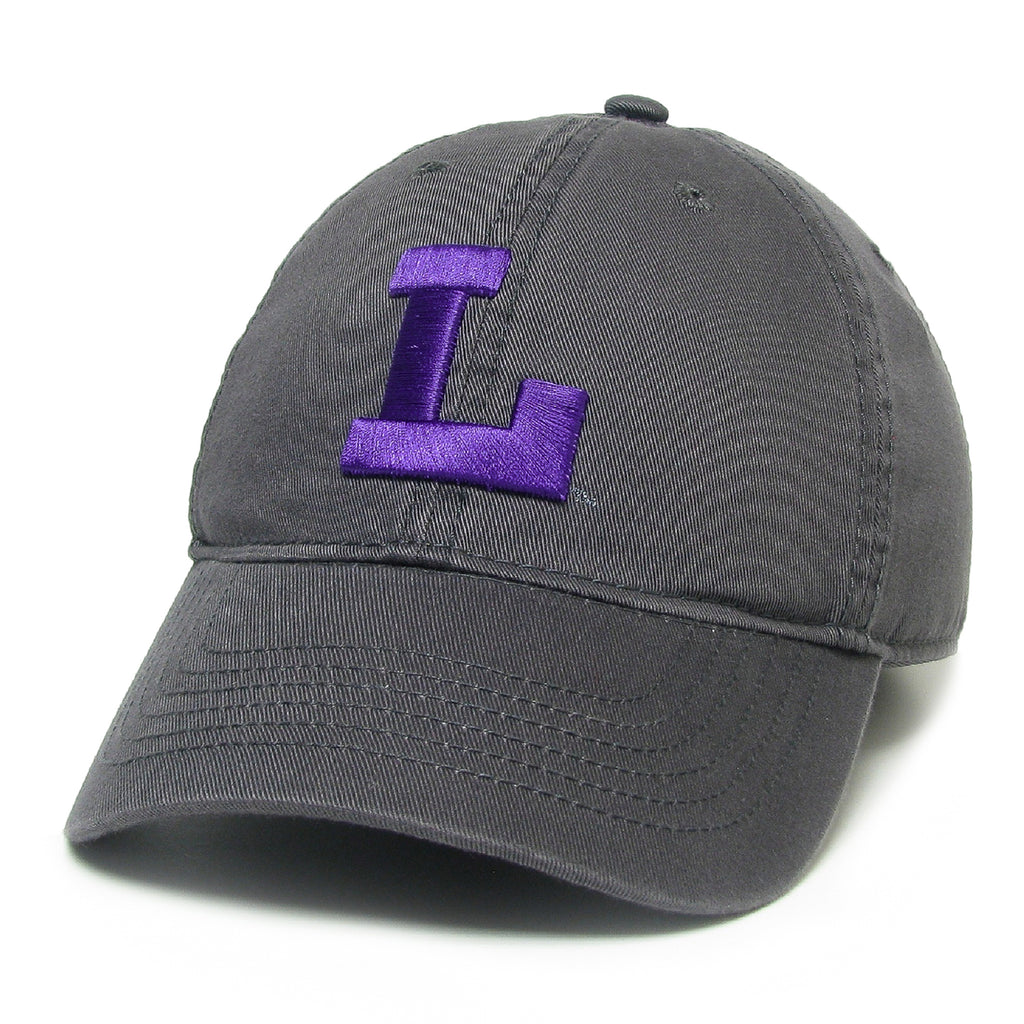 LSU, LSU Legacy Logo Over Dad Adjustable Hat