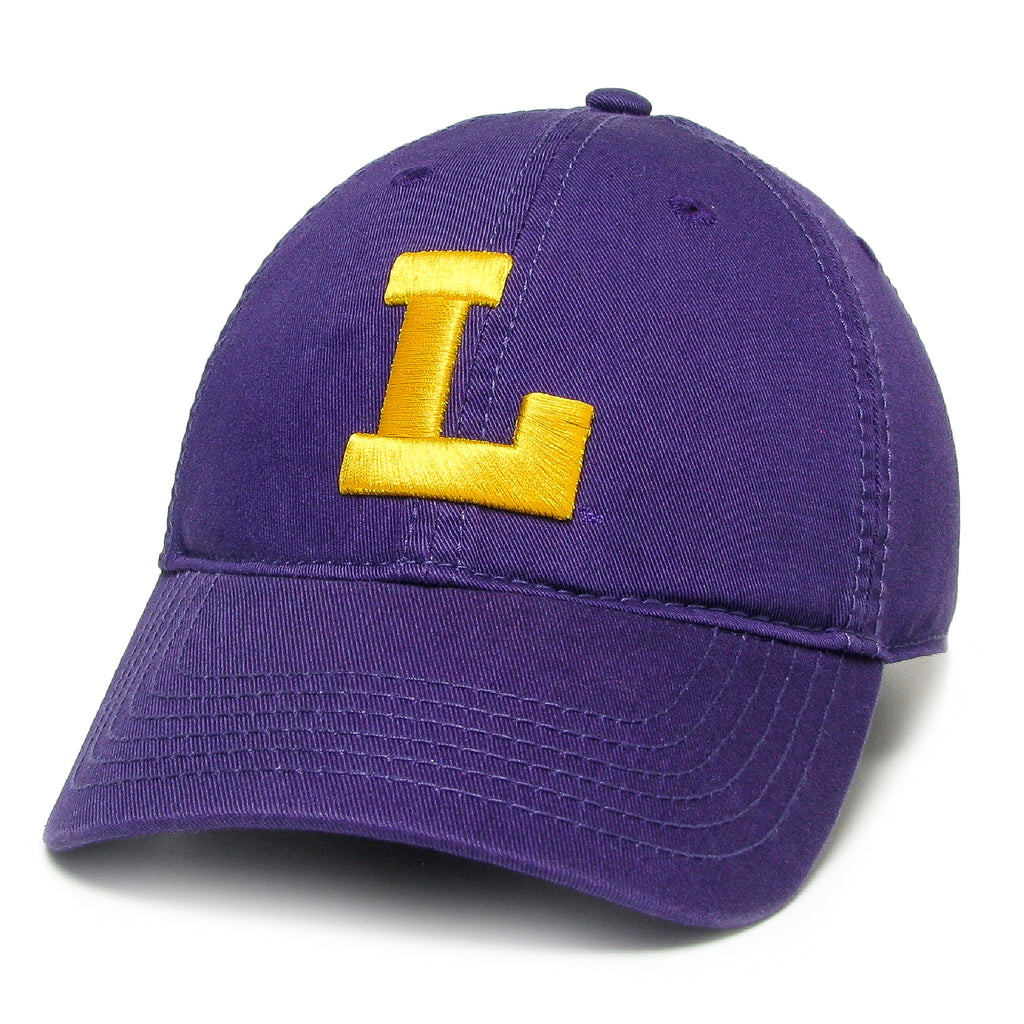 LSU, LSU Legacy Logo Over Dad Adjustable Hat