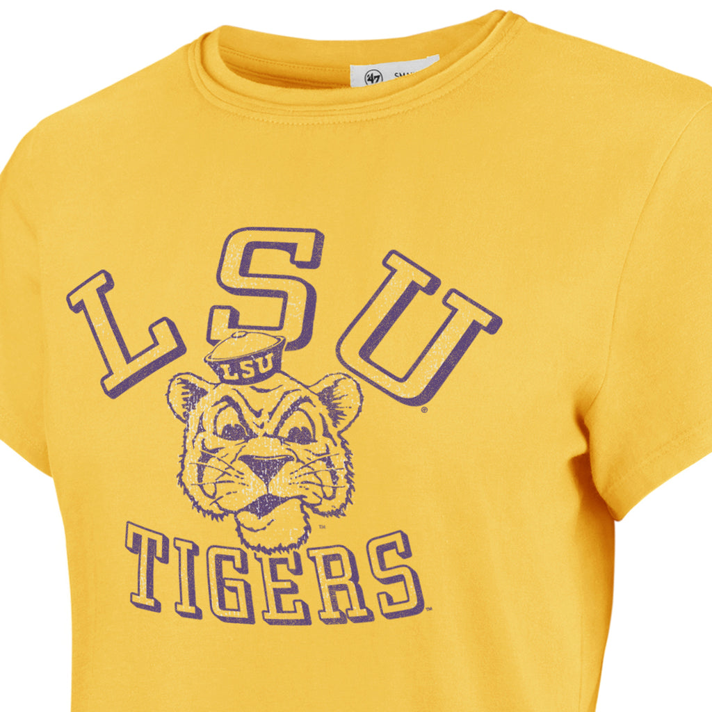 T-Shirt  Mens 47 Brand Louisiana State Tigers Lsu Vintage Premier Franklin  Tee Relay Grey ⋆ Madden Maritime