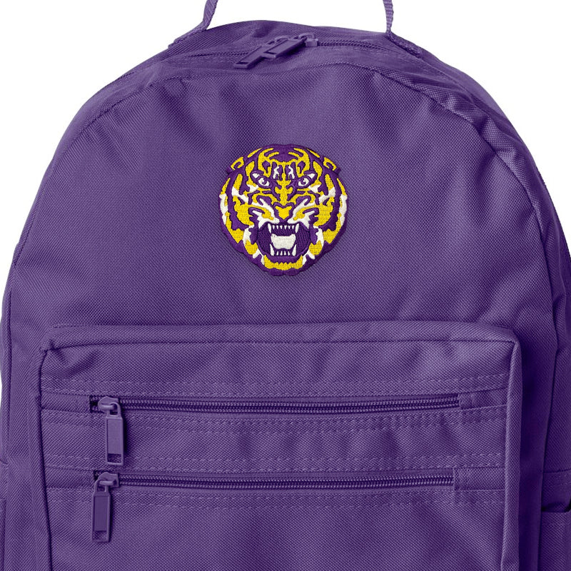 LSU Tigers Iron On Embroidered Patch - Tiger Head — Bengals & Bandits