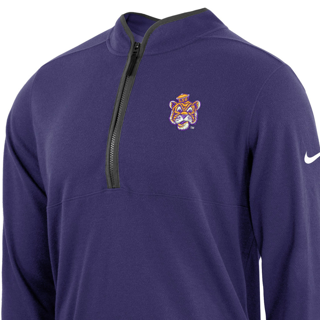 LSU Tigers Nike Beanie Mike Victory Dri Fit Quarter Zip Orchid