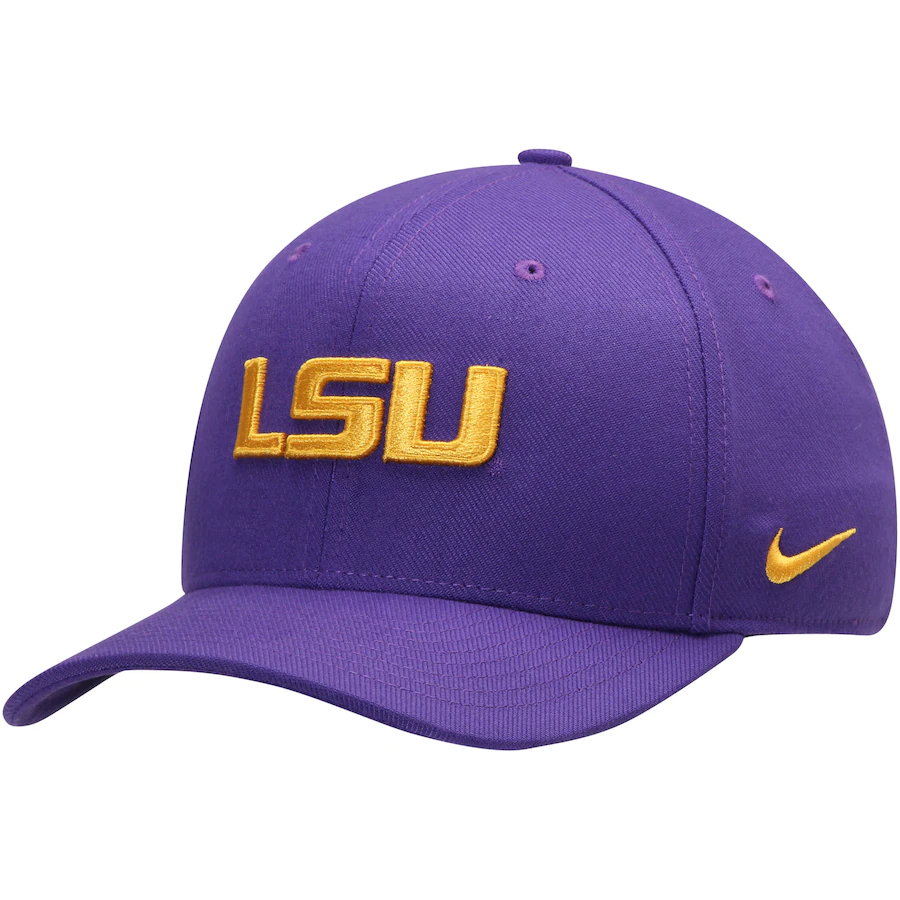 LSU Tigers Nike Classic 99 Structured Swoosh Performance Flex Hat