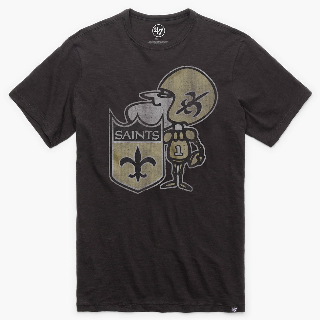 New Orleans Saints 47 Brand Sir Saint Scrum Long Sleeve Black T-Shirt -  BLACK & GOLD SPORTS