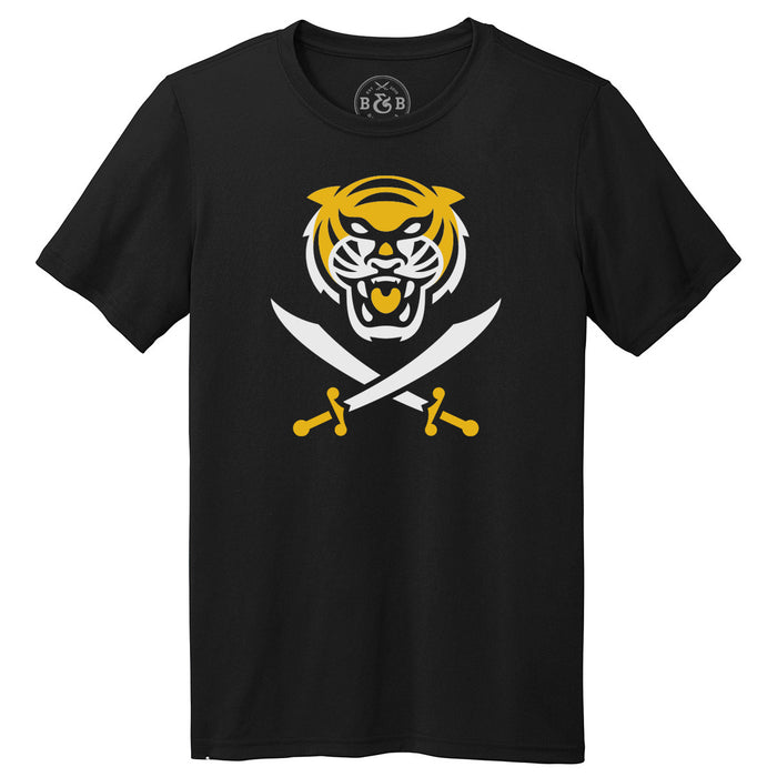 B&B Dry Goods Bengals & Bandits Performance Echo T-Shirt - Black