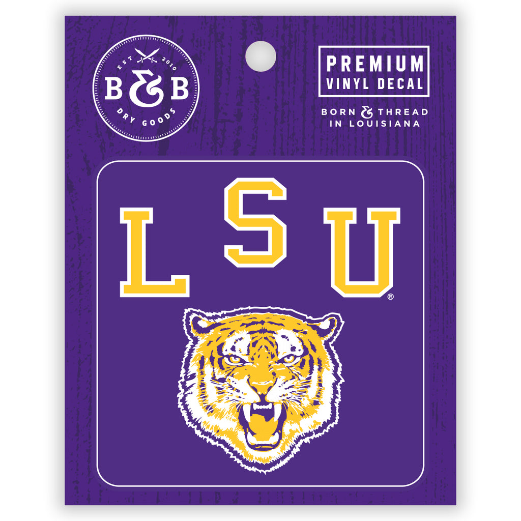 B&B Dry Goods LSU Tigers Baseball GEAUXMAHA T-Shirt - Grey