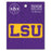 B&B Dry Goods LSU Tigers Athletic Block Premium Vinyl Decal - Purple / Gold