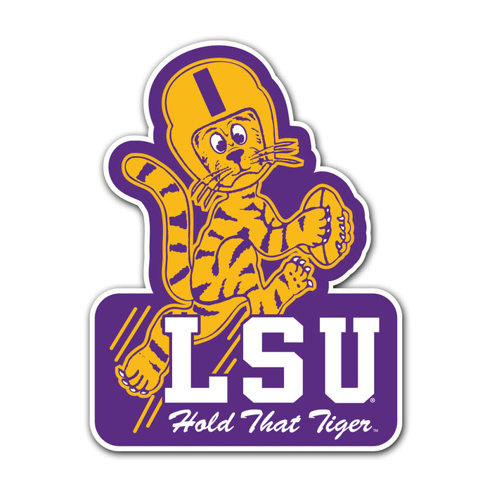 B&B Dry Goods LSU Tigers Hold That Tiger Football Premium Vinyl Decal