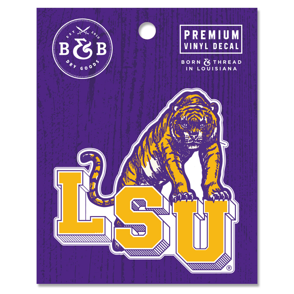 B&B Dry Goods LSU Tigers Baseball GEAUXMAHA T-Shirt - Grey — Bengals &  Bandits