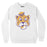 B&B Dry Goods LSU Tigers The Archives Beanie Mike Fleece Pullover Crewneck Sweatshirt - Ash Grey