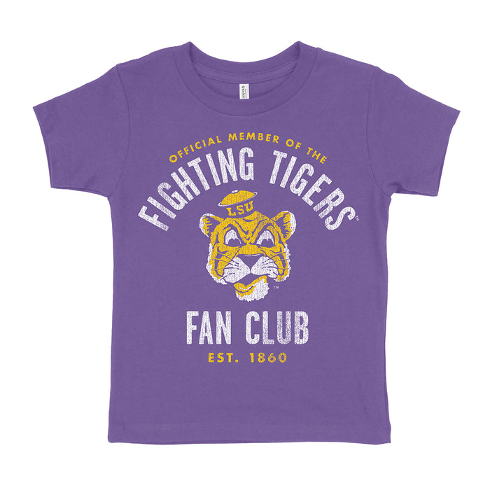 B&B Dry Goods LSU Tigers The Archives Fan Club Kids T-Shirt - Purple