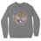 B&B Dry Goods LSU Tigers The Archives Round Vault Fleece Pullover Crewneck Sweatshirt - Grey