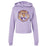 B&B Dry Goods LSU Tigers The Archives Round Vault Fleece Pullover Hooded Sweatshirt - Dark Lavender