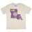 B&B Dry Goods LSU Tigers The Archives Round Vault State Youth T-Shirt - Natural