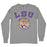 B&B Dry Goods LSU Tigers The Archives Round Vault Arch Garment Dyed Long Sleeve T-Shirt - Grey