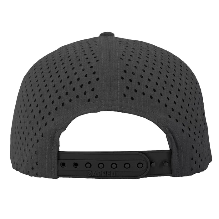 Bengals & Bandits B/W Patch Blackhawk R+ Perforated Rope Hat - Graphite / Grey Chainlink Rope