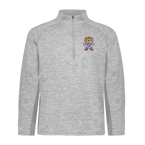 Bengals & Bandits Holloway CoolCore Electrify Youth Quarter Zip Pullover - Heather Grey