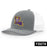 Bengals & Bandits LA Patch Richardson 112 Youth Trucker Snapback Hat - Heather Grey / White