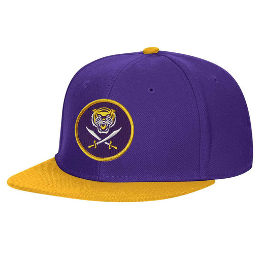 Bengals & Bandits P/G Patch Otto Cap Two-Tone Snapback Hat - Purple / Gold