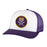 Bengals & Bandits P/G Patch Two-Tone Trucker Snapback Hat - White / Purple