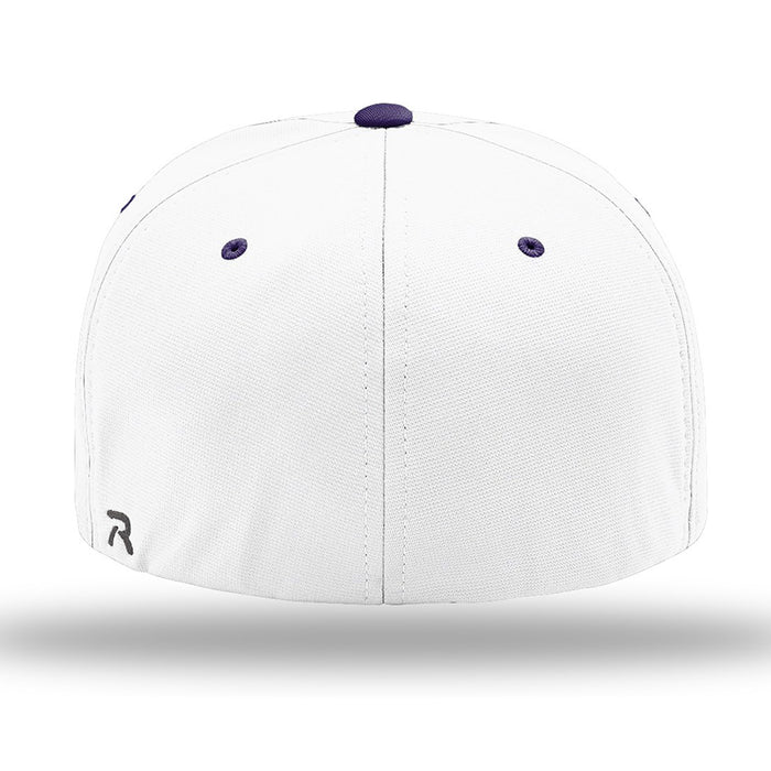 Bengals & Bandits Richardson Pulse R-Flex LA Patch Performance Flexfit Hat - White / Purple