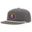 Bengals & Bandits Richardson Purple & Gold Round Patch Umpqua Rope Hat - Charcoal