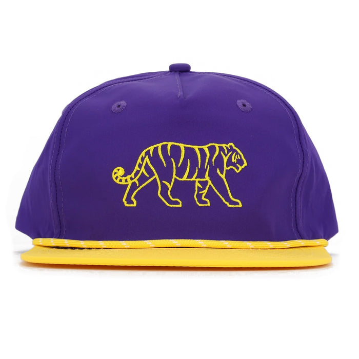 Hovi Dry Goods LSU Tigers Silhouette Lightweight Two-Tone Rope Hat - Purple / Gold