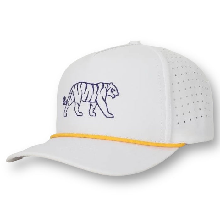 Hovi Dry Goods Tiger Performance Structured Rope Hat - White