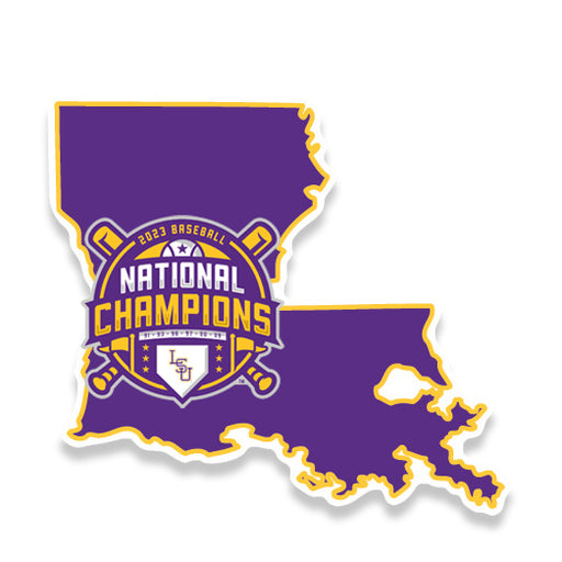 LSU Tigers ProSphere Baseball National Champions Adult Full-Button Bas —  Bengals & Bandits