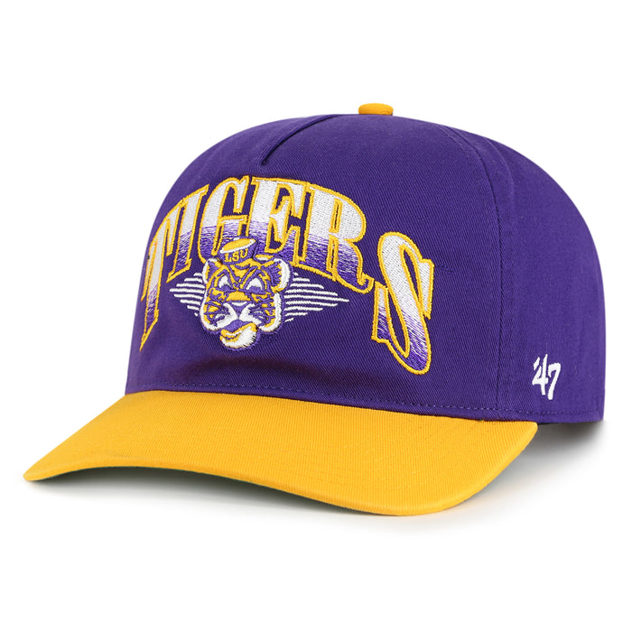 LSU Tigers 47 Brand Atkin Two-Tone Five-Panel '47 Hitch Hat - Purple / Gold