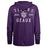 LSU Tigers 47 Brand Beanie Mike Dusted Overhand Jersey Lightweight Hooded Long Sleeve - Purple