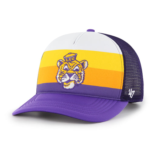 LSU Tigers Ahead Baseball National Champions Warf Mesh Trucker Hat