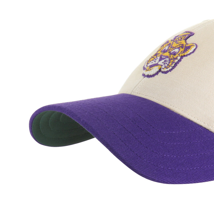 LSU Tigers 47 Brand Beanie Mike Premium Fairfield '47 MVP Structured Hat - Sandstone