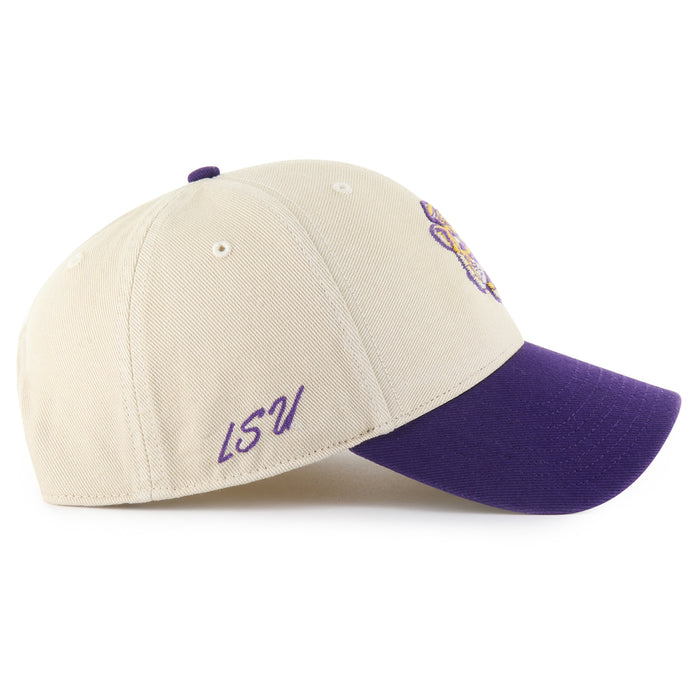 LSU Tigers 47 Brand Beanie Mike Premium Fairfield '47 MVP Structured Hat - Sandstone