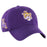 LSU Tigers 47 Brand Beanie Mike Sure Shot Triple Logo Franchise Fitted Hat - Purple